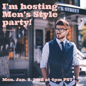 👔 Co-Host for Men’s Style Wear Posh Party! 👔